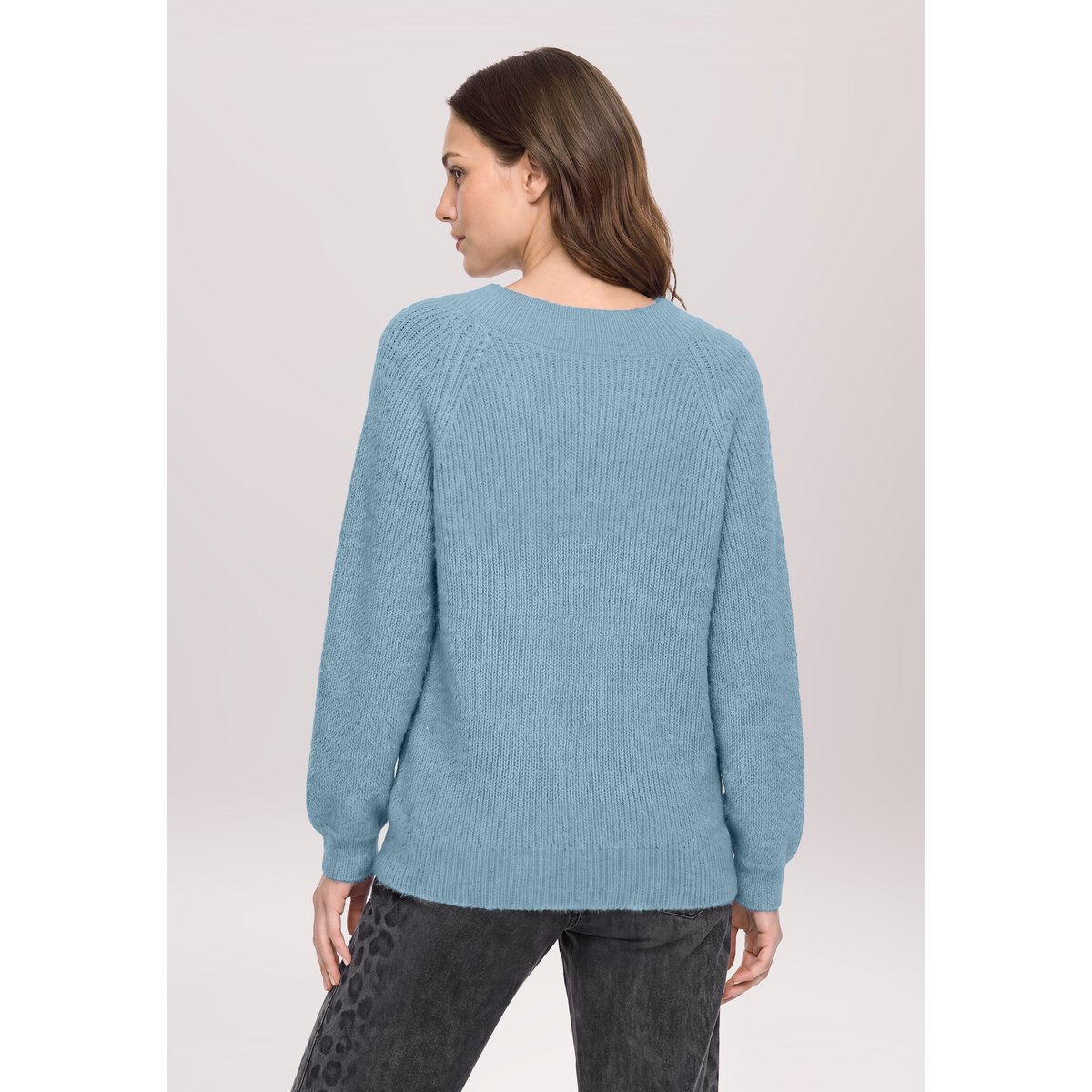 Pull-over en maille à fils de fil textile smoky mint, BETTY BARCLAY