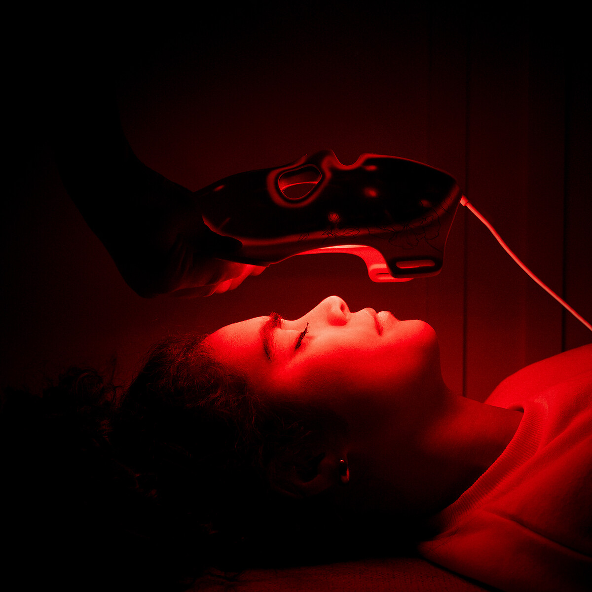 LED masker tegen veroudering en probleem wit, SILKN