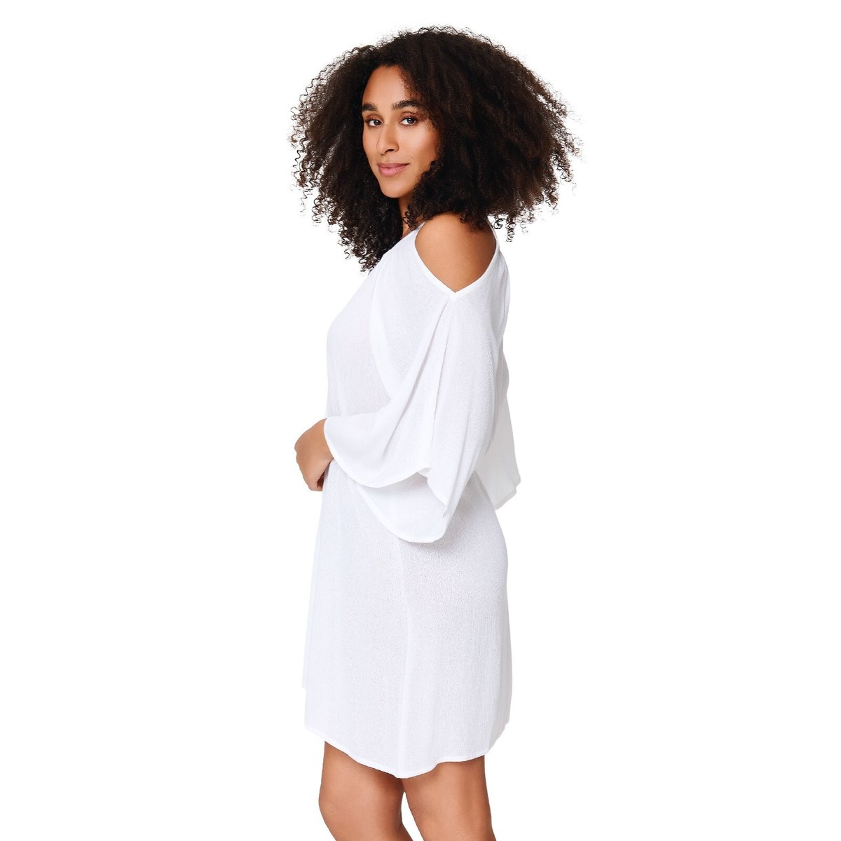 Robe de plage blanc, LINGADORE
