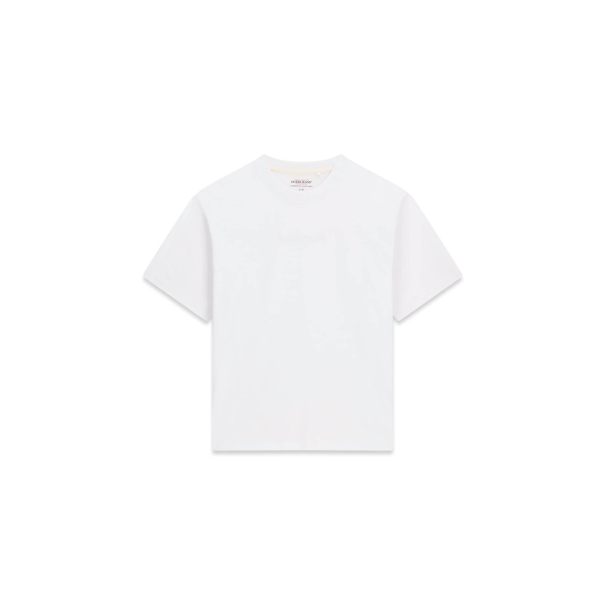 T-Shirt Logo Brodé blanc, GUESS JEANS