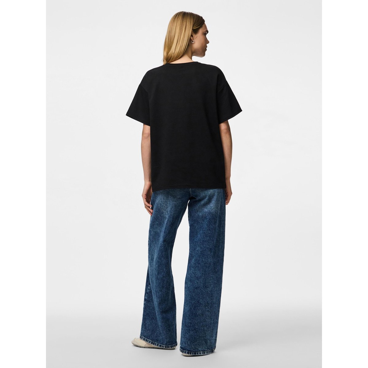 T-Shirt Oversize noir - black, PIECES