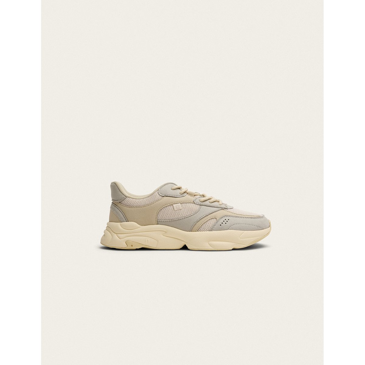 Baskets basses NATHANAELLE beige, ODAJE