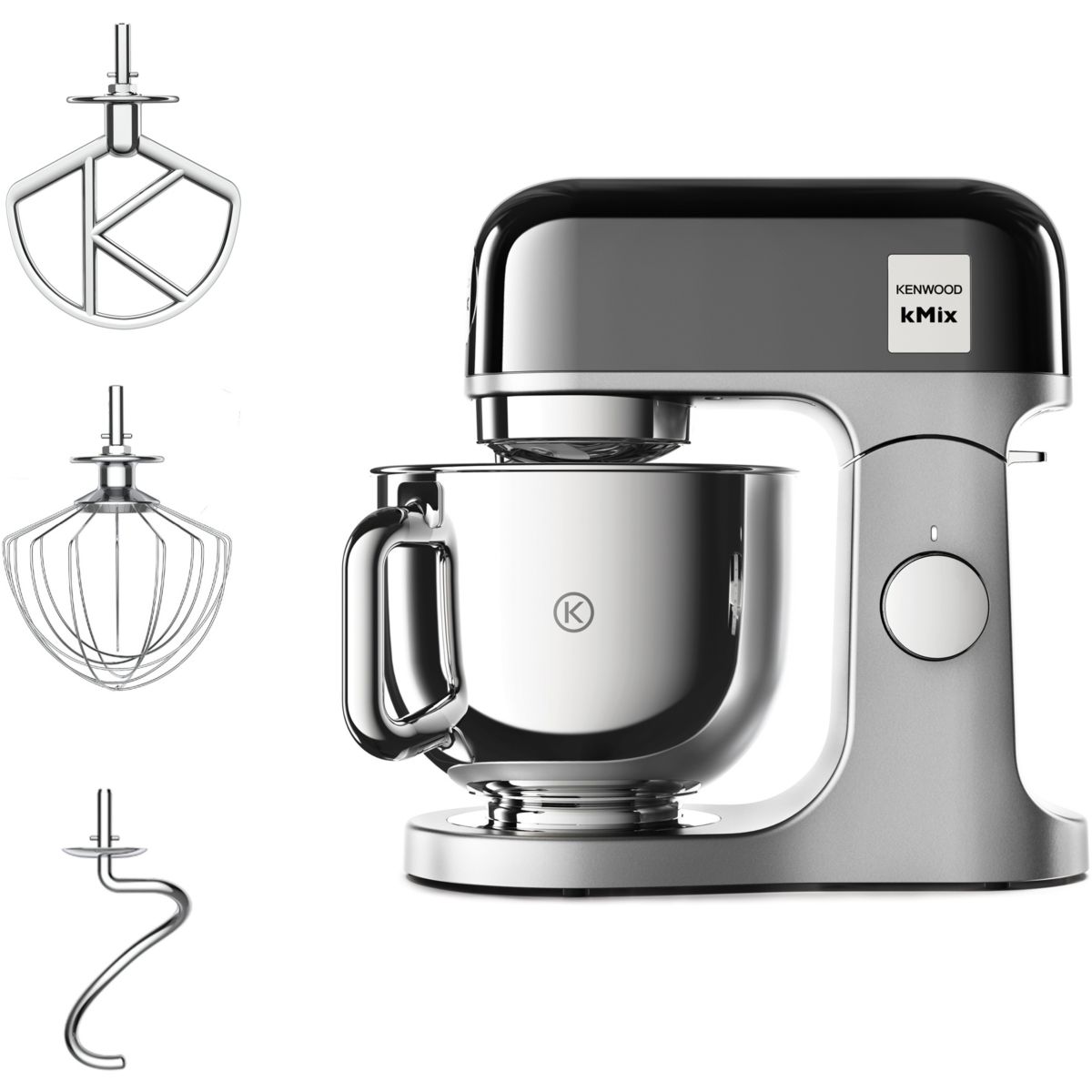 Robot pâtissier KMX760BC Kmix Noir Glossy noir, KENWOOD