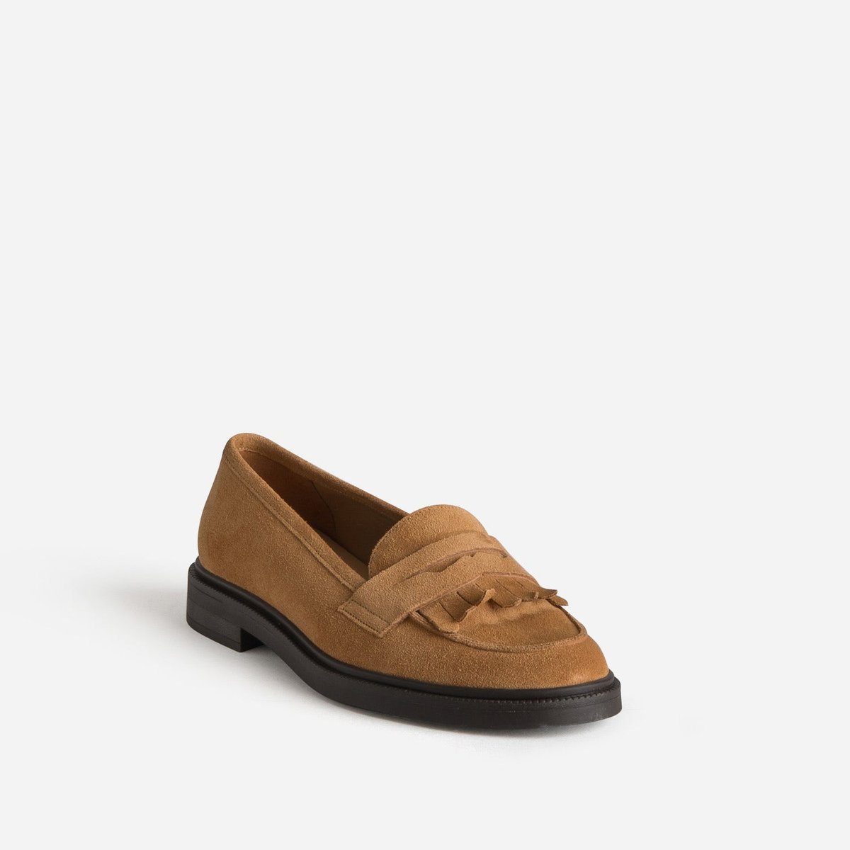 Mocassin en cuir LOUVA camel, ERAM