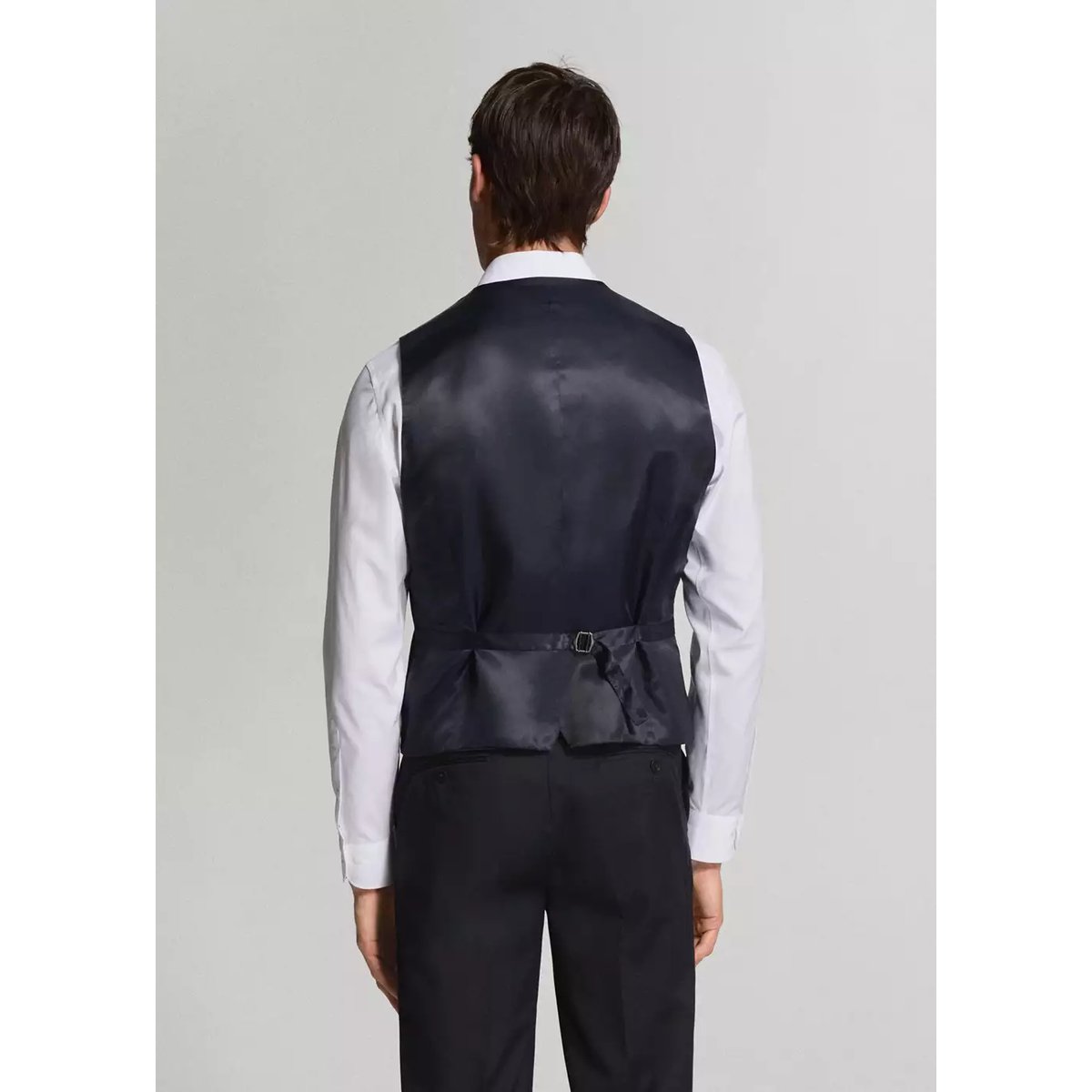 Gilet de costume Milan slim-fit bleu marine, MANGO MAN