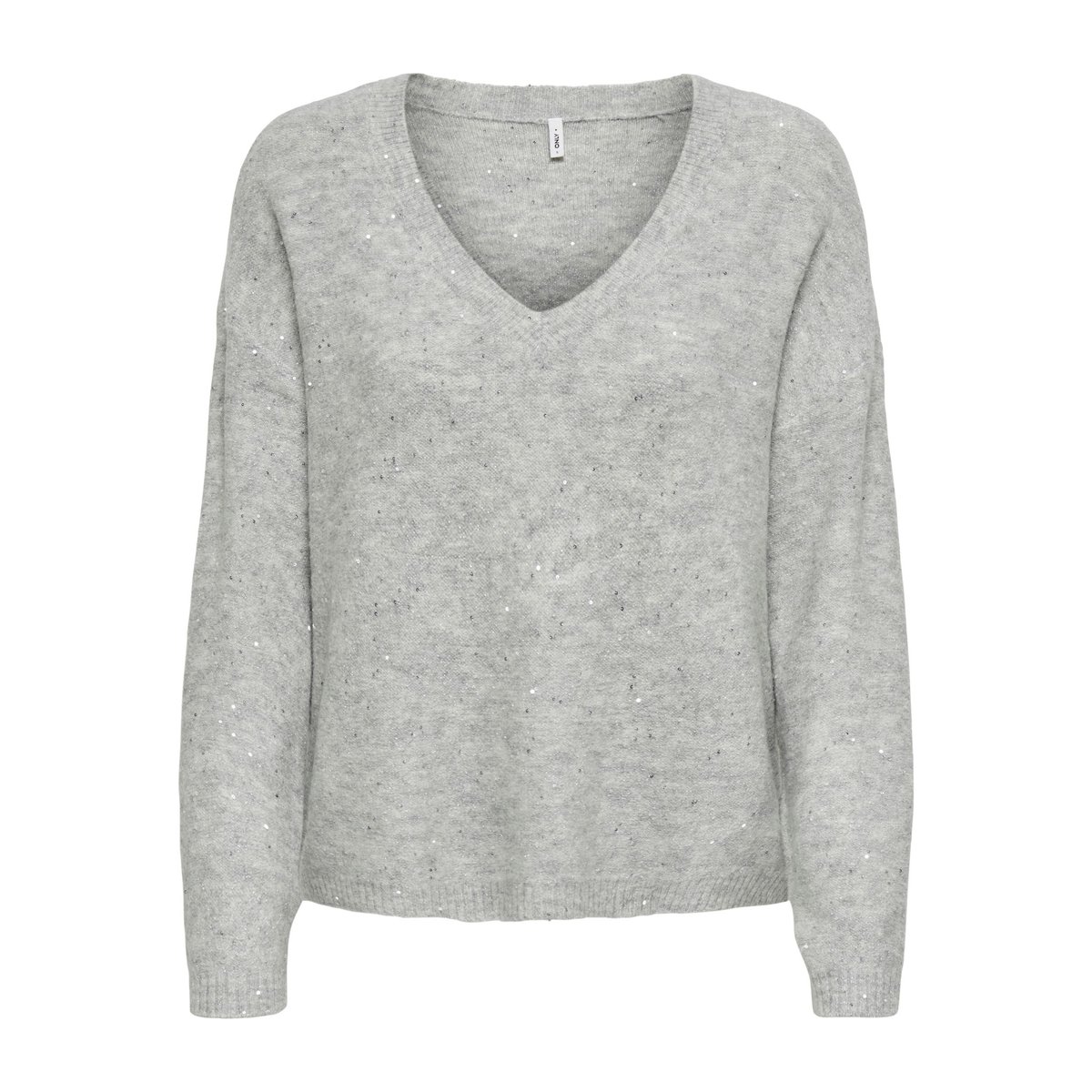 Pull En Maille grise - light grey melange, ONLY