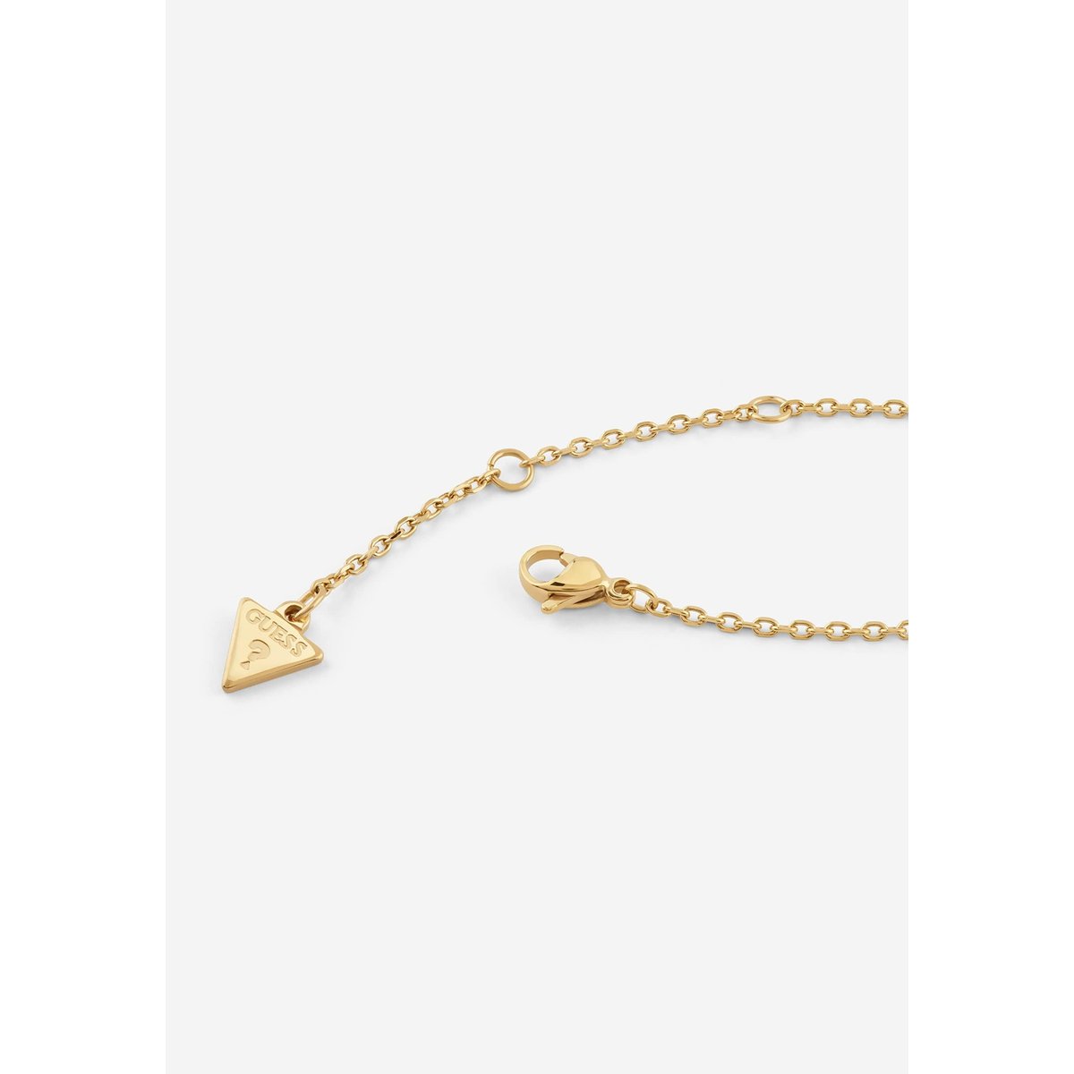 Collier G Crystal or, GUESS