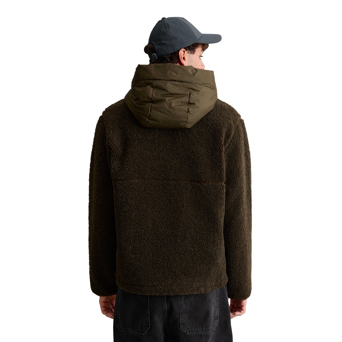Veste en peluche au style décontracté avec doublure en polaire marron, MARC O’POLO DENIM