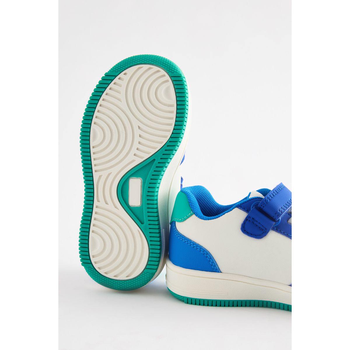 Baskets élastiques lacets fermeture scratch brillant, NEXT
