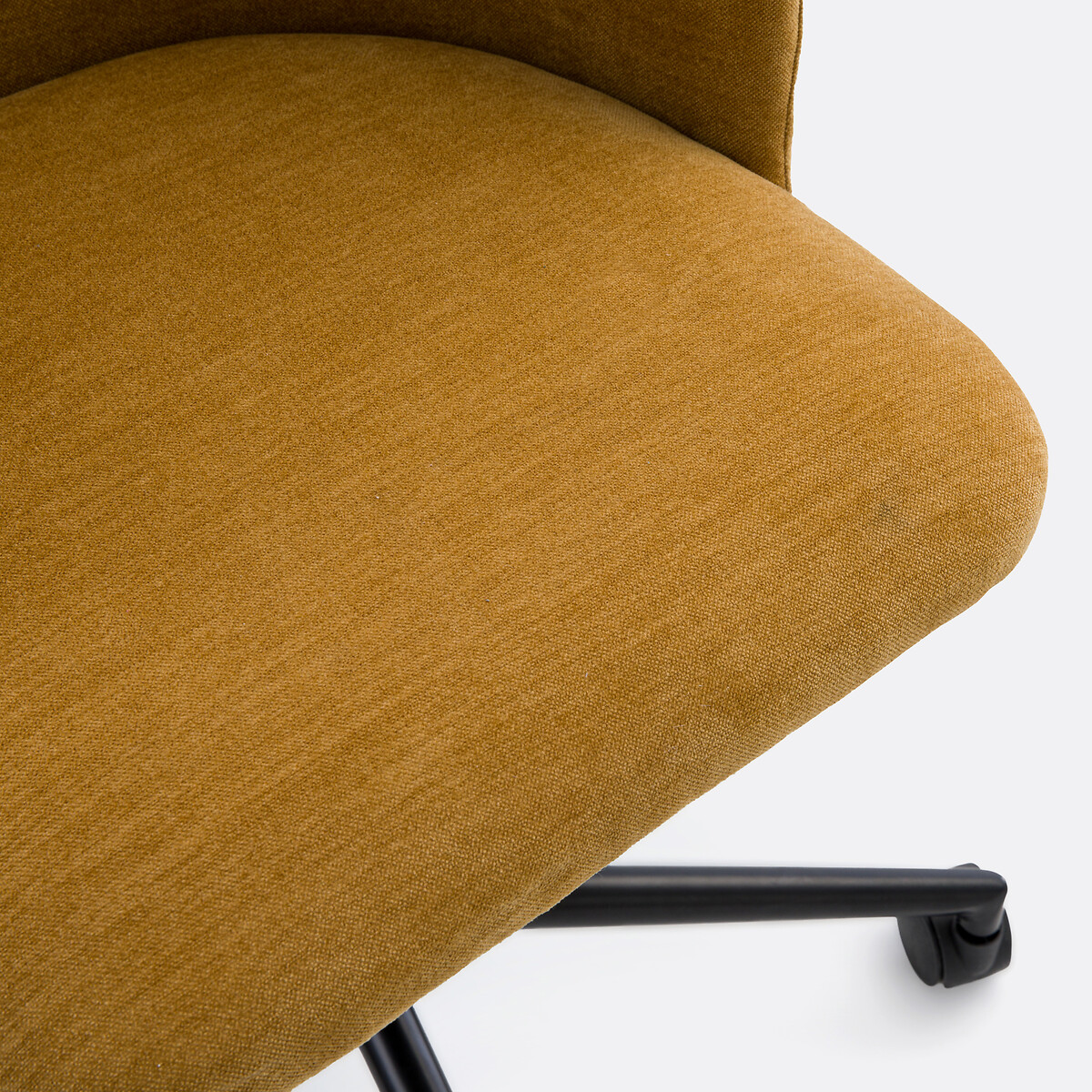 Fauteuil de bureau à roulettes, Lavergne ocre, LA REDOUTE INTERIEURS