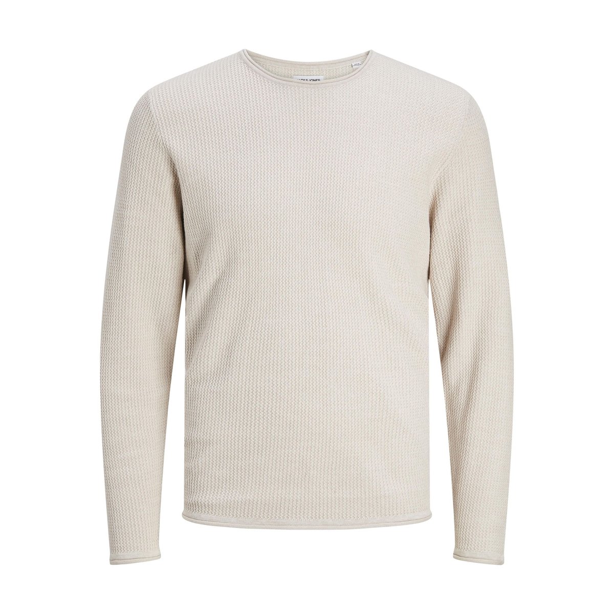 Pull En Maille oatmeal 1, JACK & JONES