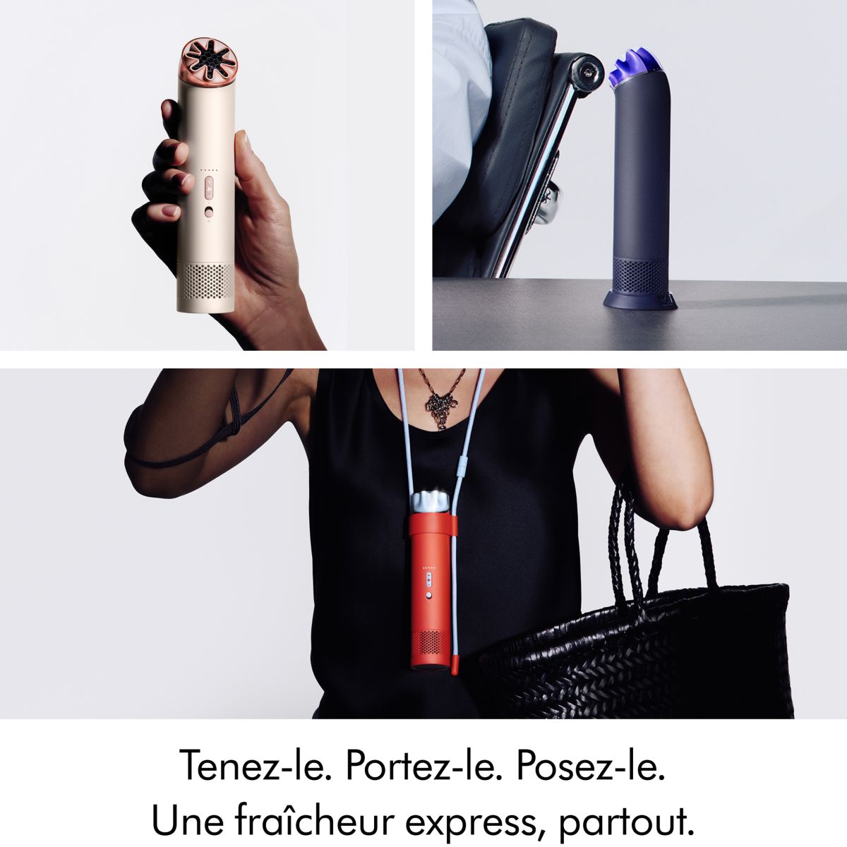 Ventilateur portable HushJet Mini Cool Bleu Cobalt couleur unique, DYSON