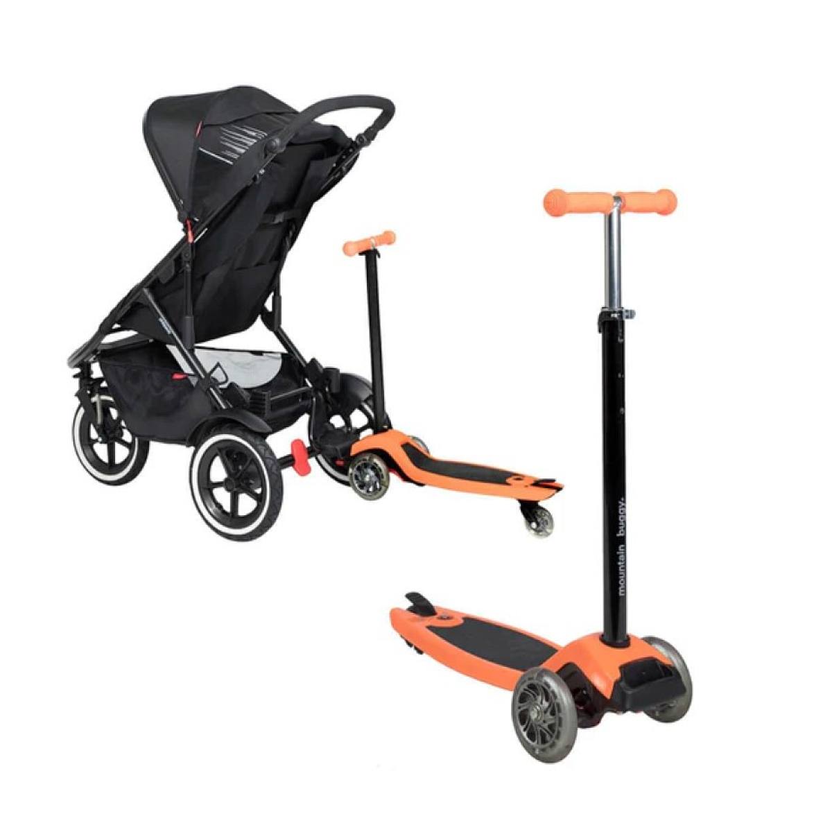 freerider orange couleur unique, MOUNTAIN BUGGY