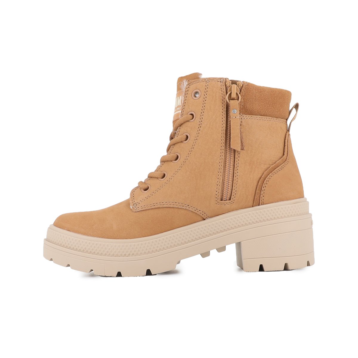 Boots en cuir PALLARISE NBK WL dear brown, PALLADIUM