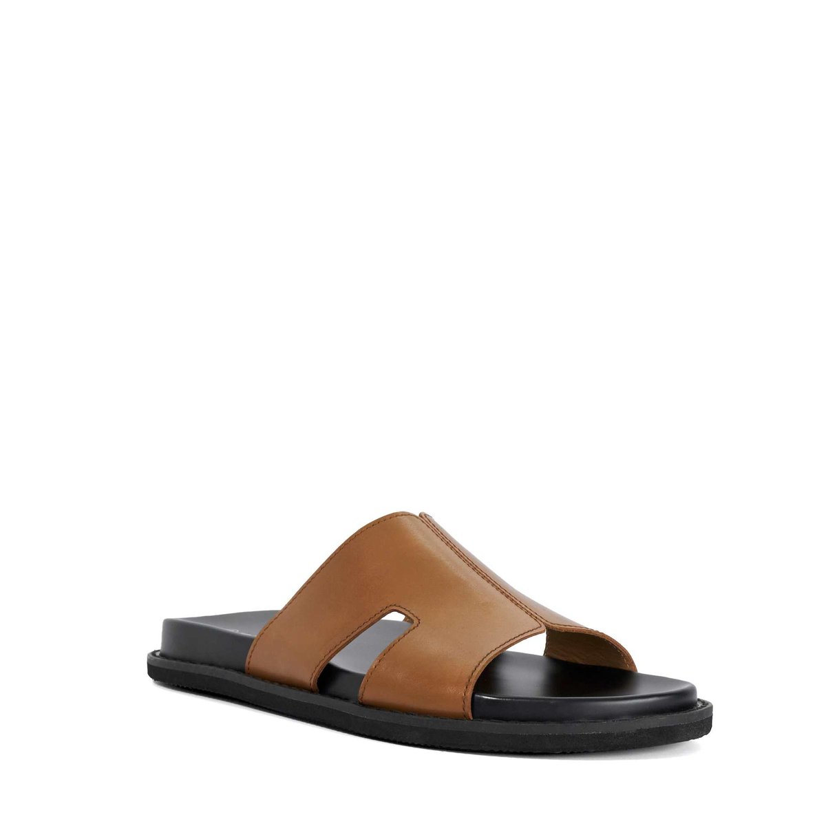 Sandales en cuir à enfiler - ISHAA tan-leather, DUNE LONDON