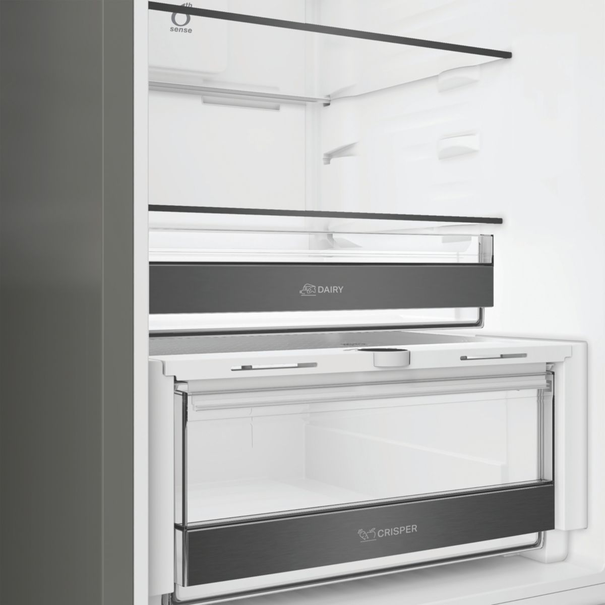 Réfrigérateur combiné WHK26372X5EA3 couleur unique, WHIRLPOOL