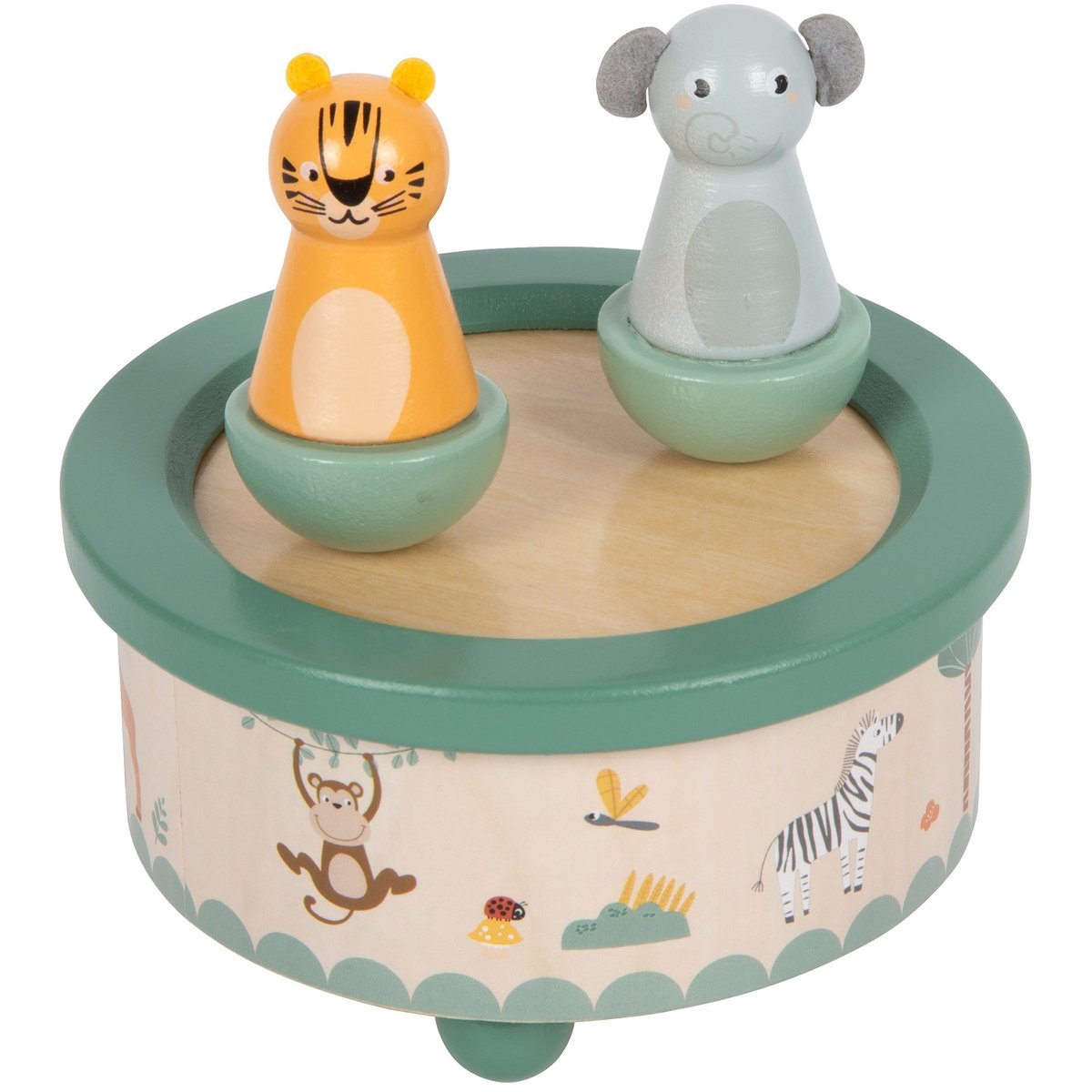 Boîte à musique Safari beige, SMALL FOOT COMPANY