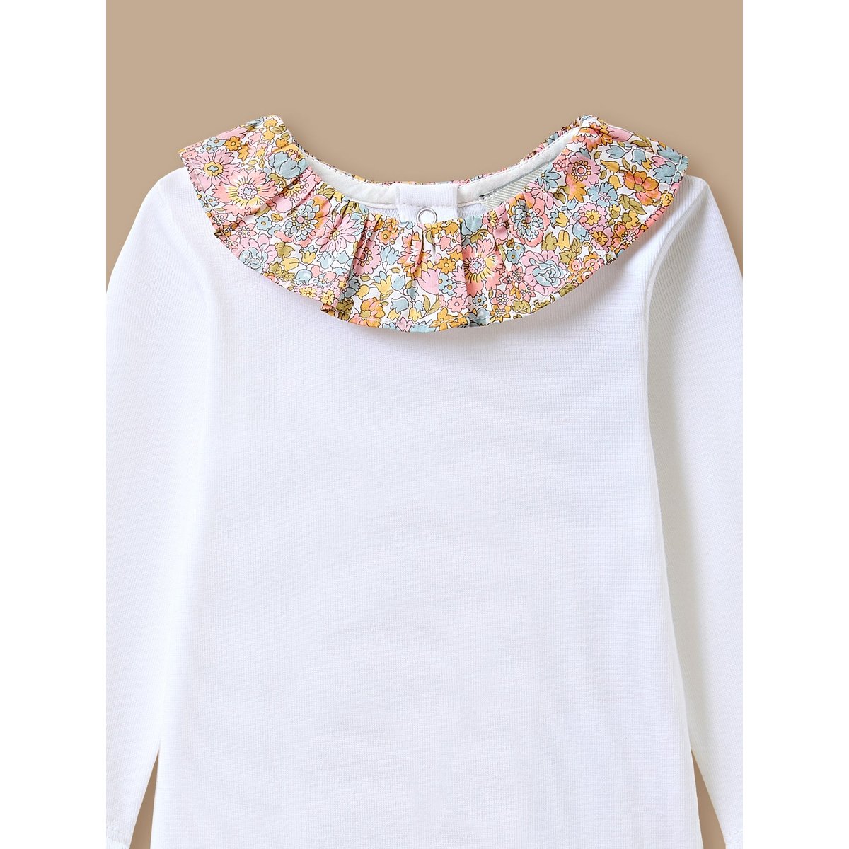 Body col tissu Liberty liberty annie and may rose, CYRILLUS