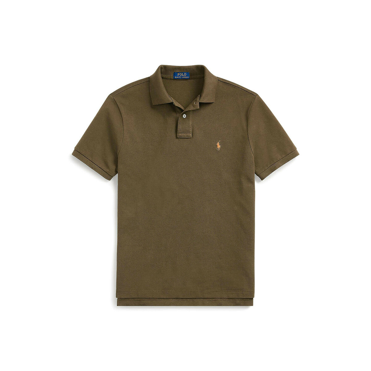 Polo cintré en coton piqué olive, POLO RALPH LAUREN