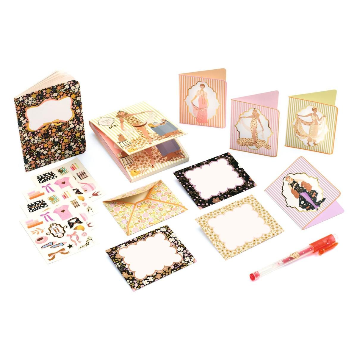 Valise papeterie Tinou - La mode couleur unique, DJECO