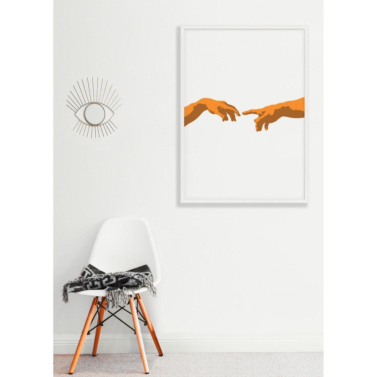Affiche Touch blanc, L'AFFICHERIE