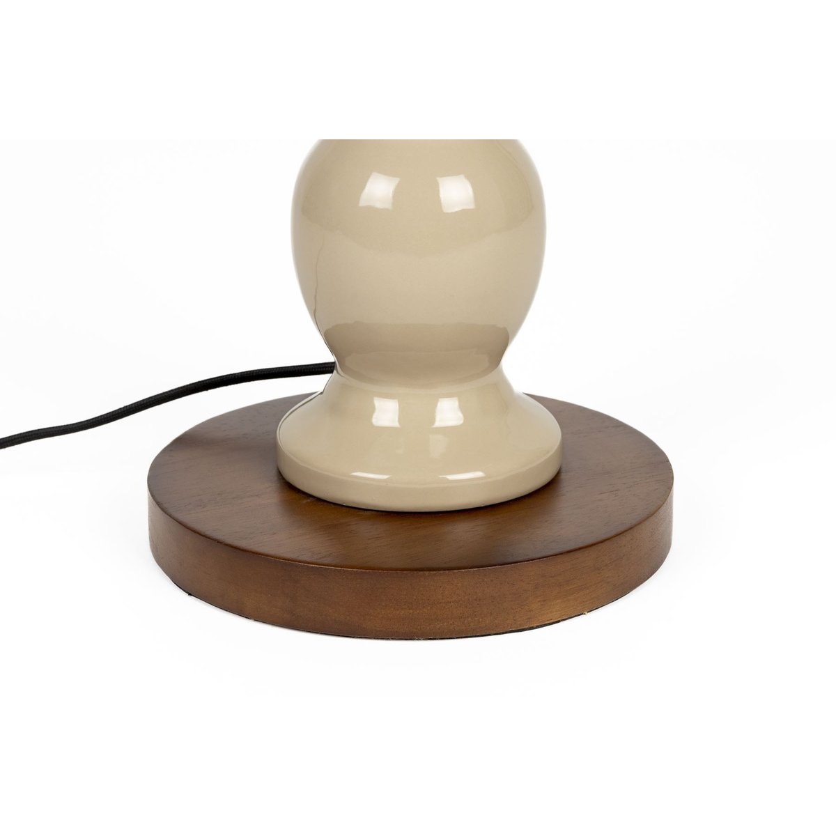 Lampadaire design en céramique, BREW beige, ZUIVER