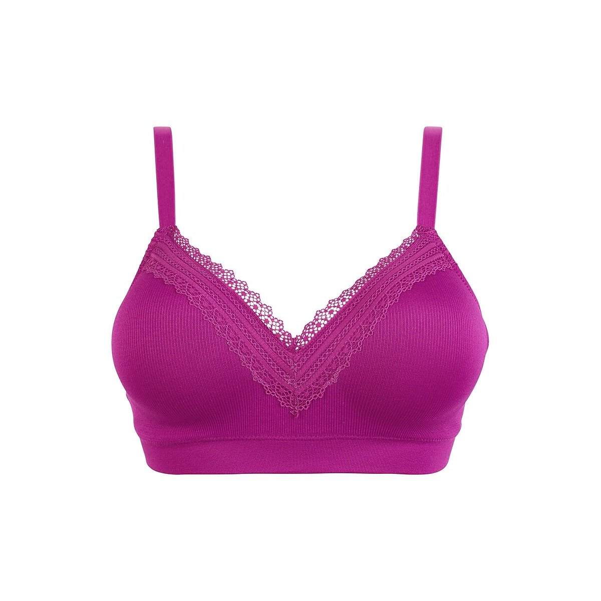 Brassière coques sans armatures AGATHE rose fuchsia, SANS COMPLEXE