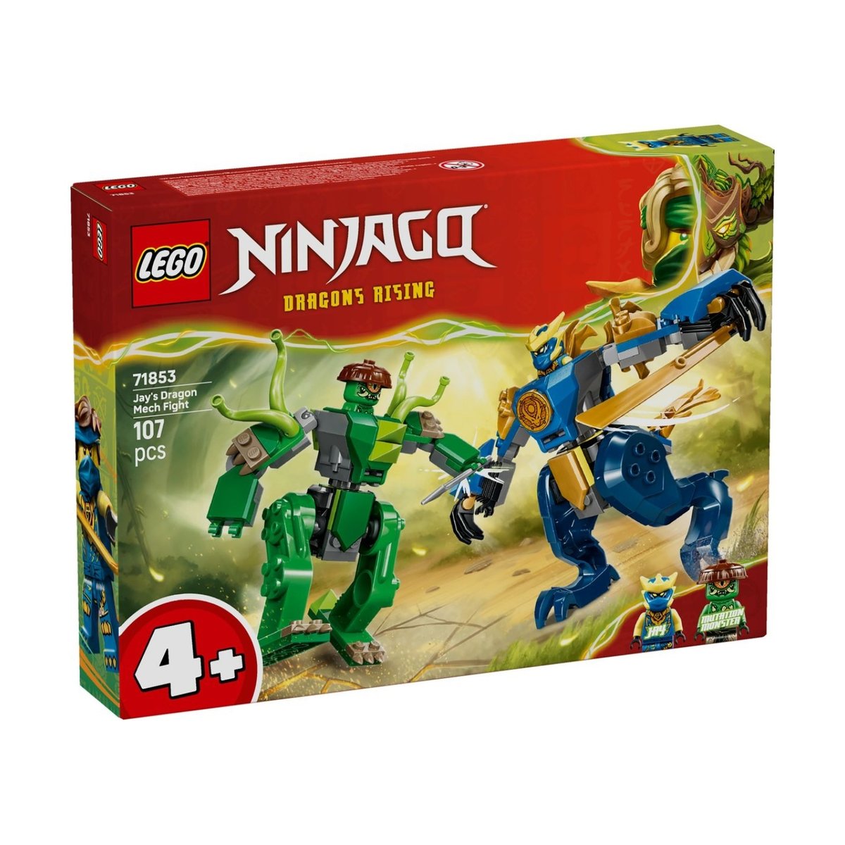 Ninjago Le combat du robot dragon de Jay multicolore, LEGO
