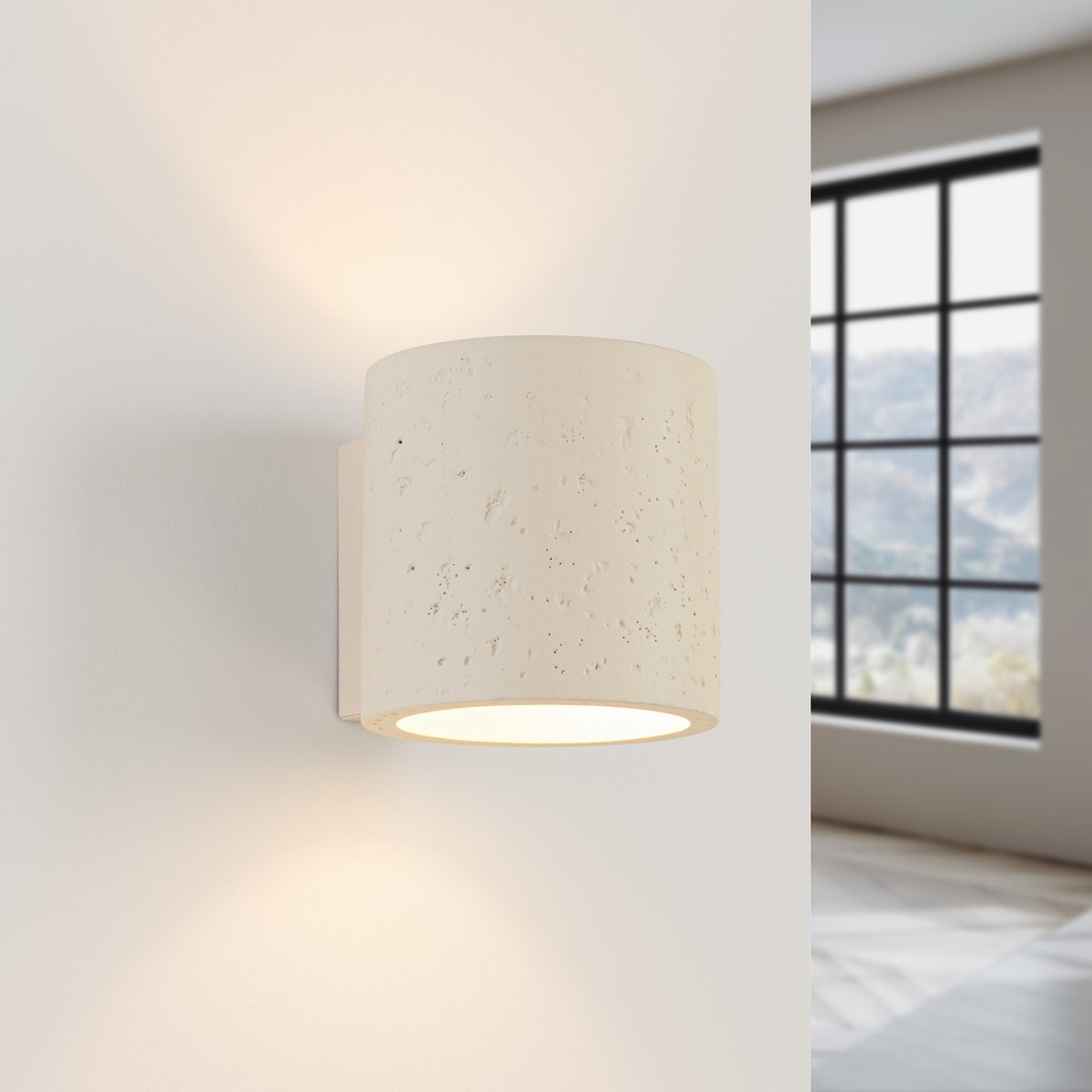 Applique murale Béton Beige G9 1 Orbis beige, EDEN