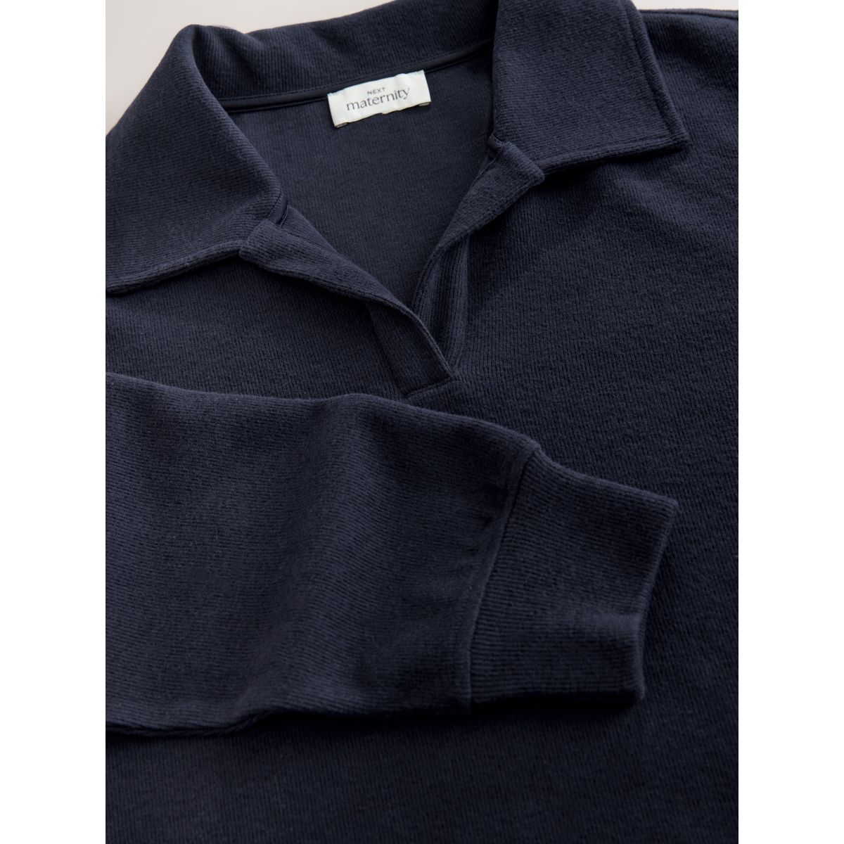Polo confortable maternité bleu marine, NEXT