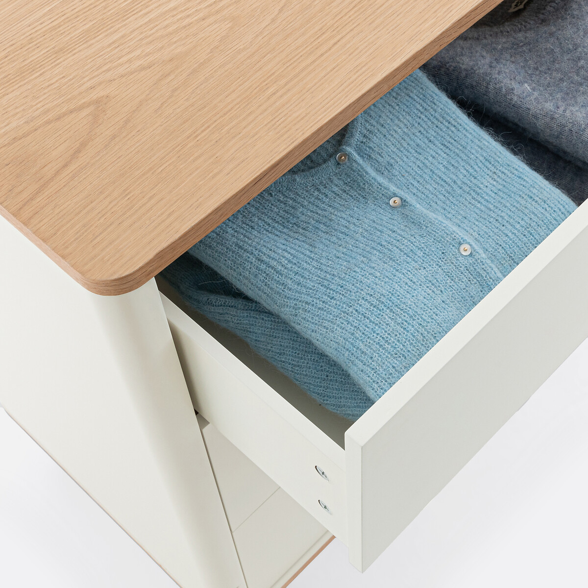 Commode 6 tiroirs, Manoe coloris chêne/blanc, LA REDOUTE INTERIEURS