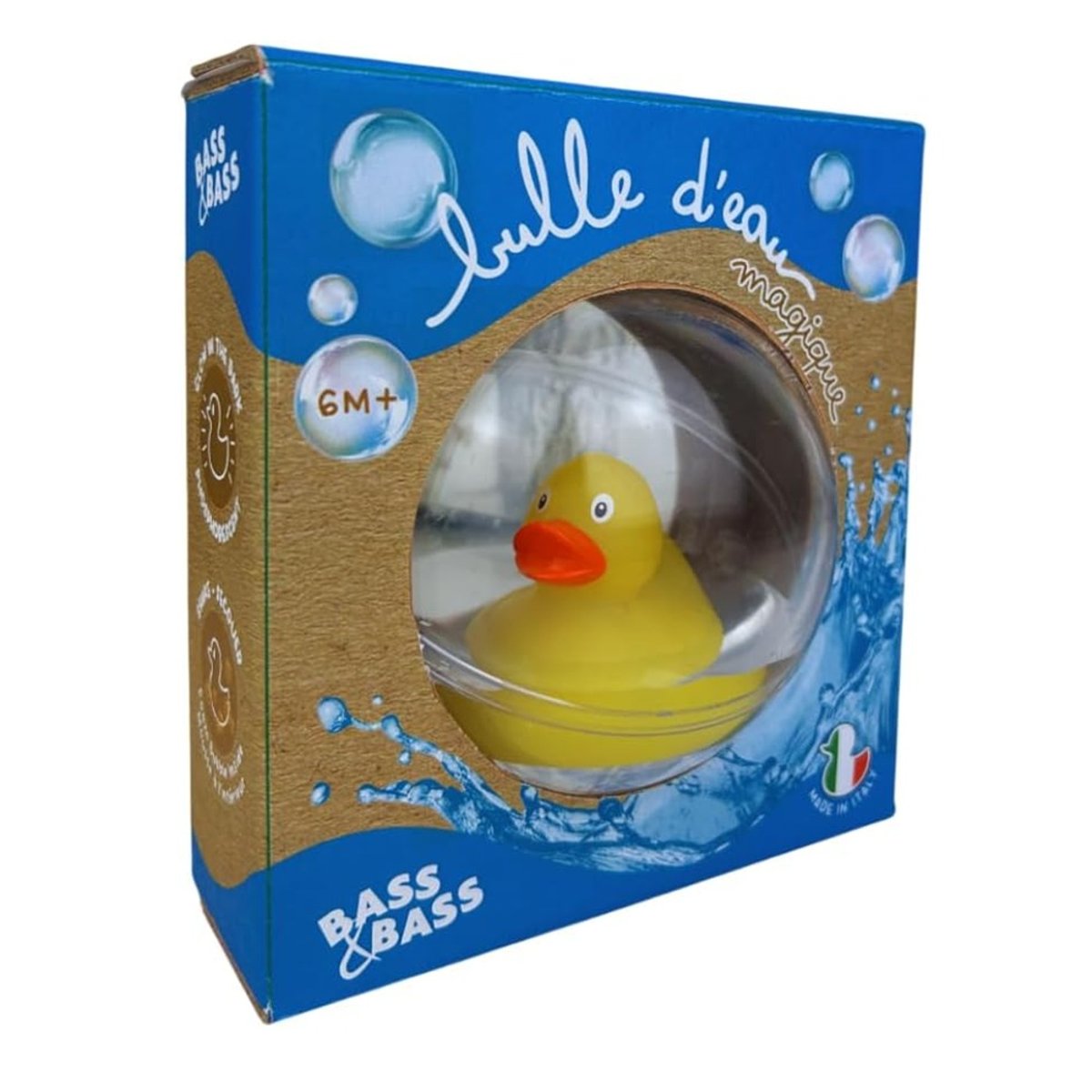 Bulle d'eau pour le bain baleine bleue, BASS & BASS