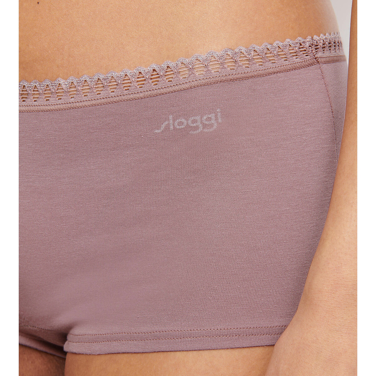 Lot de 3 boxers en coton Go Crush rose+mauve+imprimé, SLOGGI