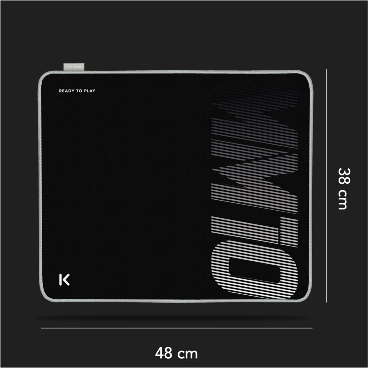 Tapis de souris MM10 M Access couleur unique, SKILLKORP