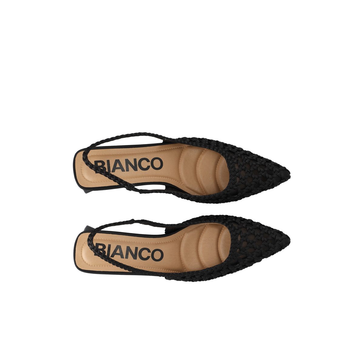 Chaussures À Bride Arrière black1, BIANCO
