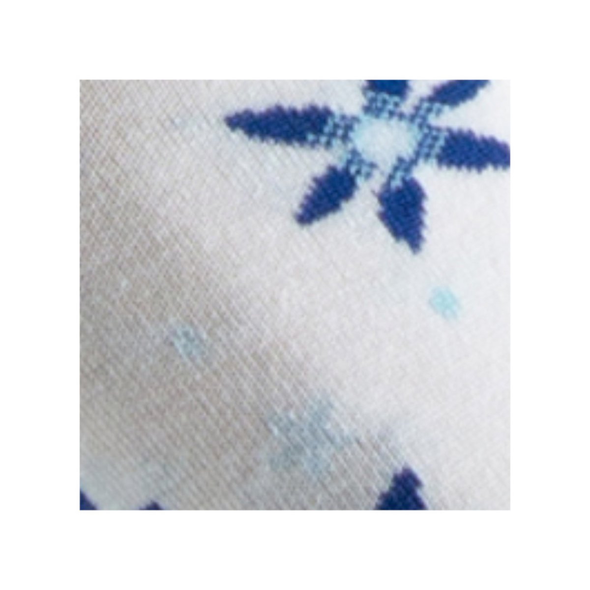 Socquettes jersey all over fleurs MADE IN FRANCE blanc, KINDY
