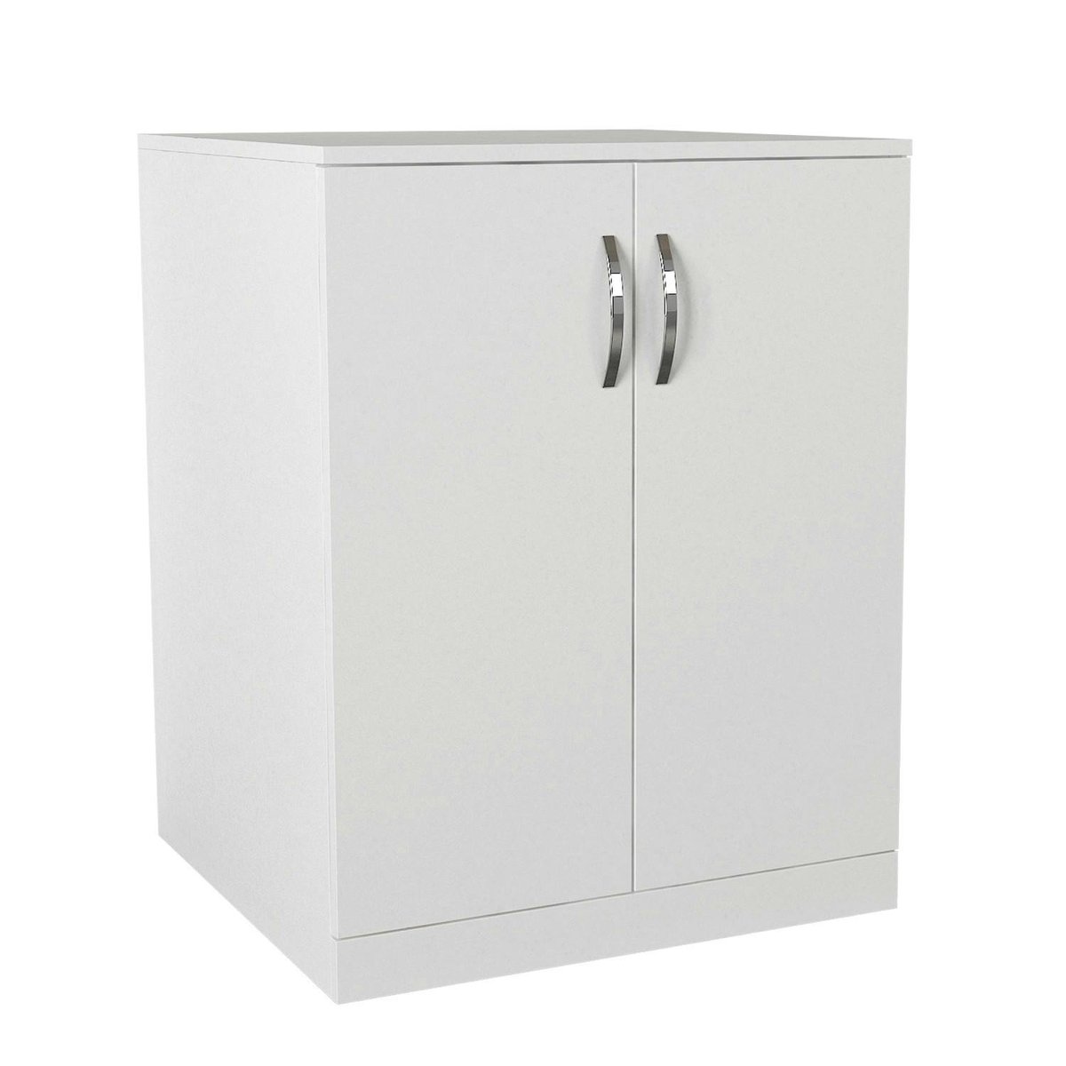 Meuble cache machine à laver blanc, 2 portes MARFA blanc, PIER IMPORT