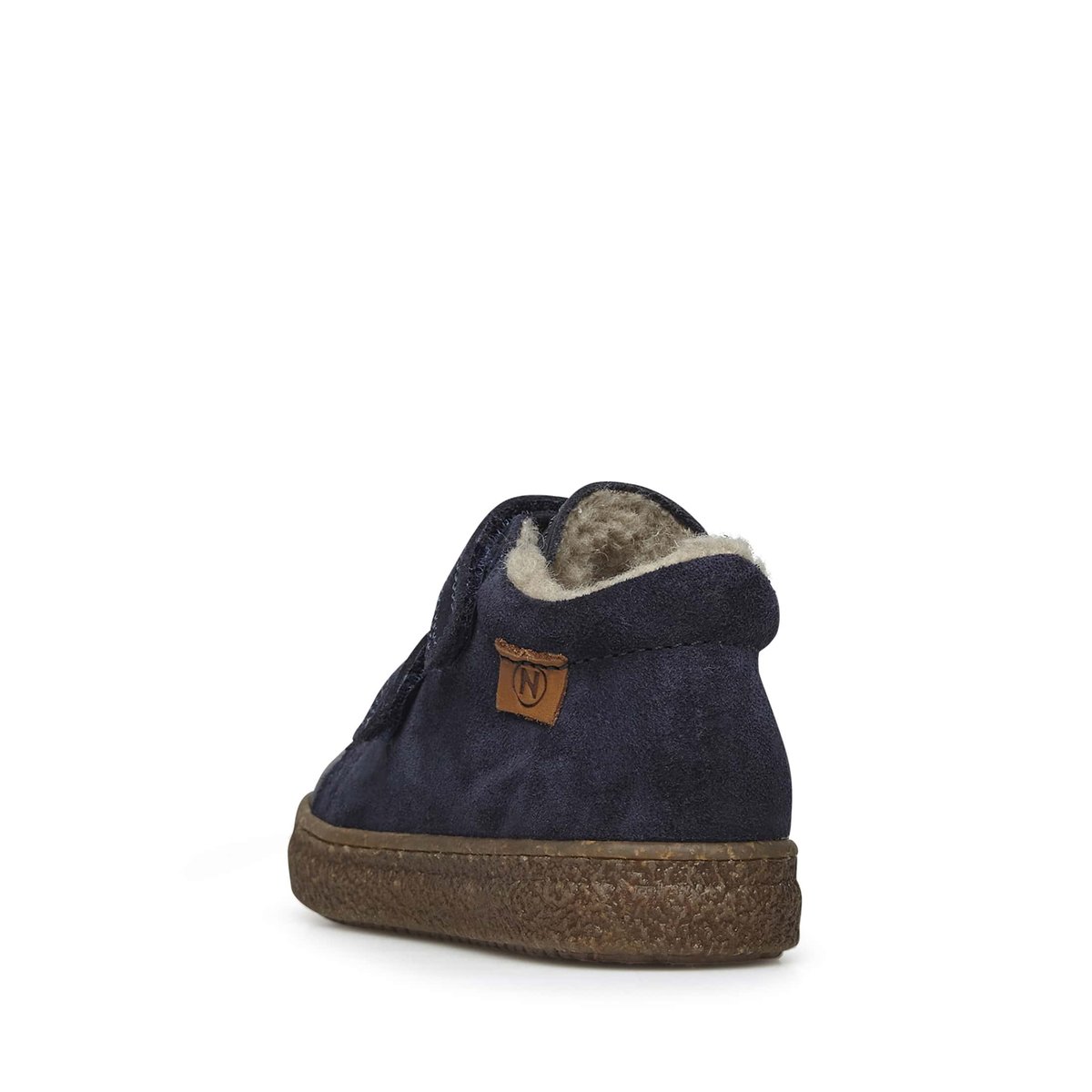 Baskets Doublées En Laine Albus Vl bleu nuit, NATURINO