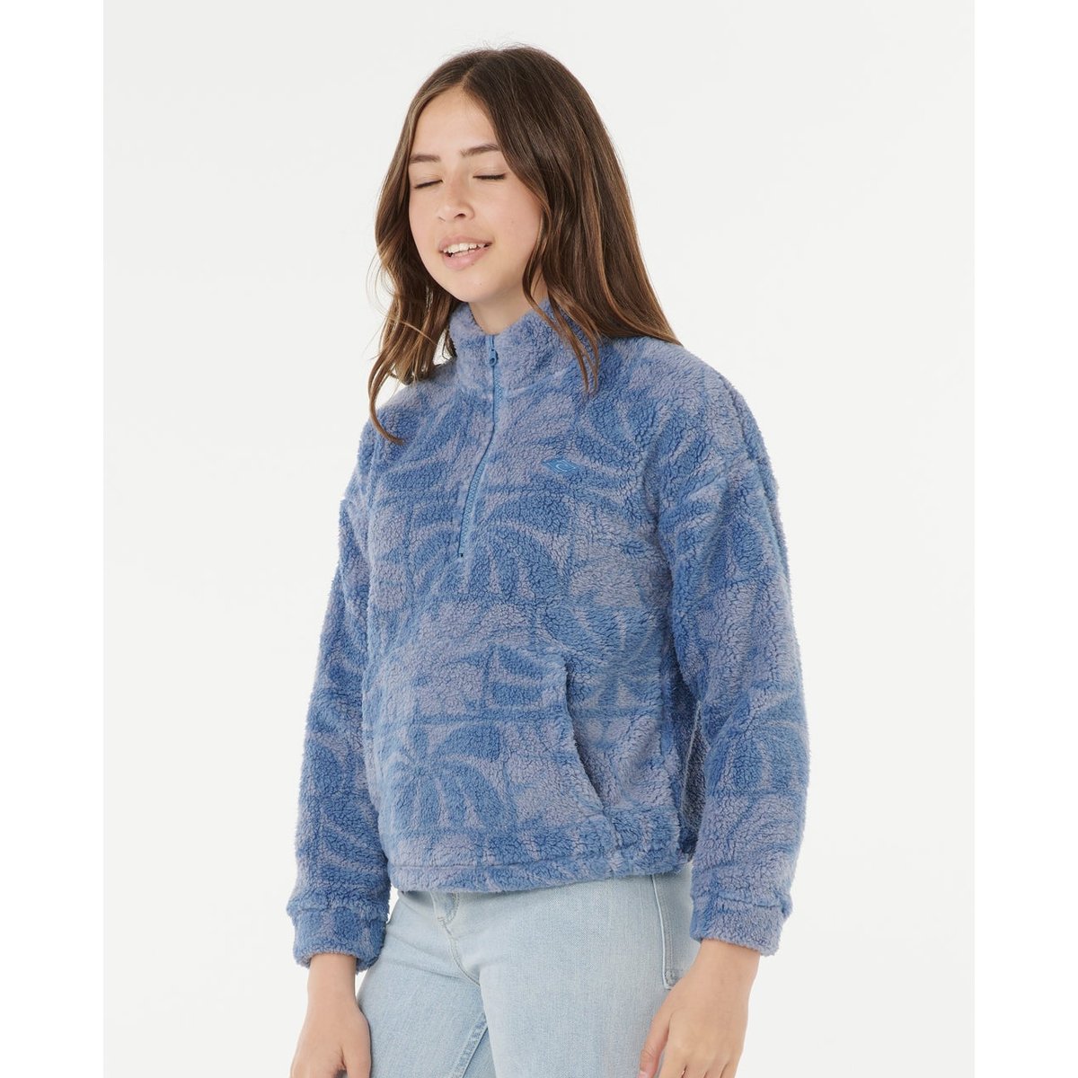 Polaire 1/4 ZIP Artist of SEARCH COCEANIC bleu, RIP CURL