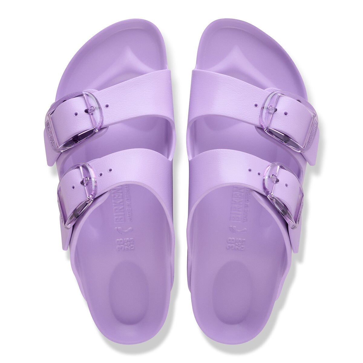 Sabot doppio cinturino Arizona Big Buckle EVA viola, BIRKENSTOCK