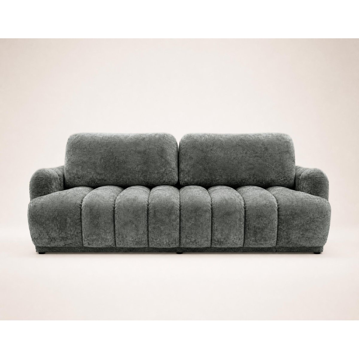 Canapé Convertible 3 places - SILVIA gris, BEST MOBILIER