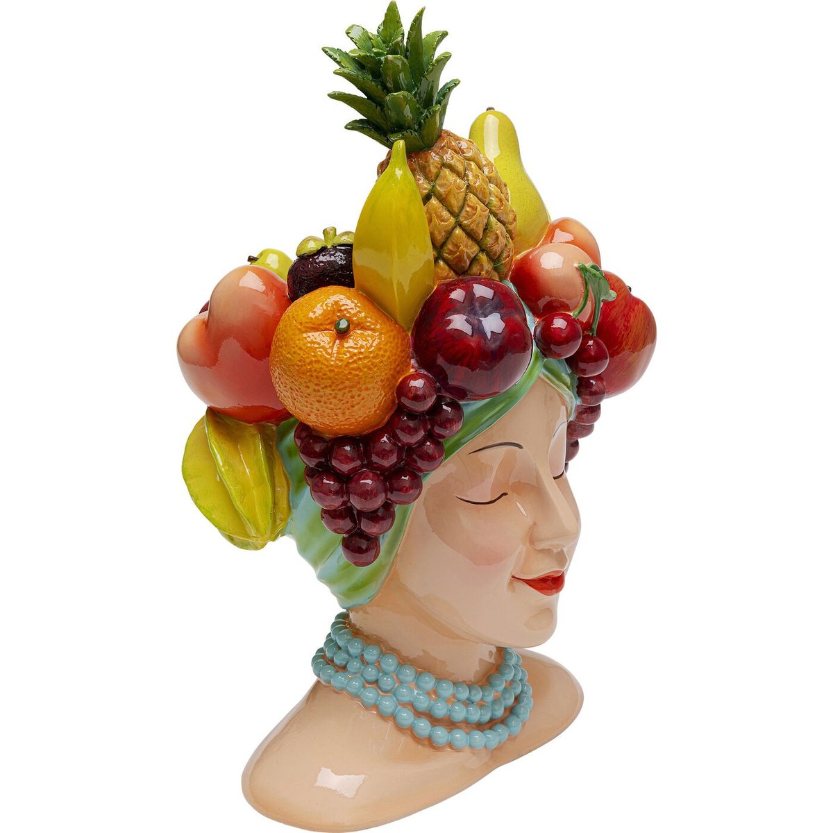 Vase femme fruits multicolore, KARE DESIGN