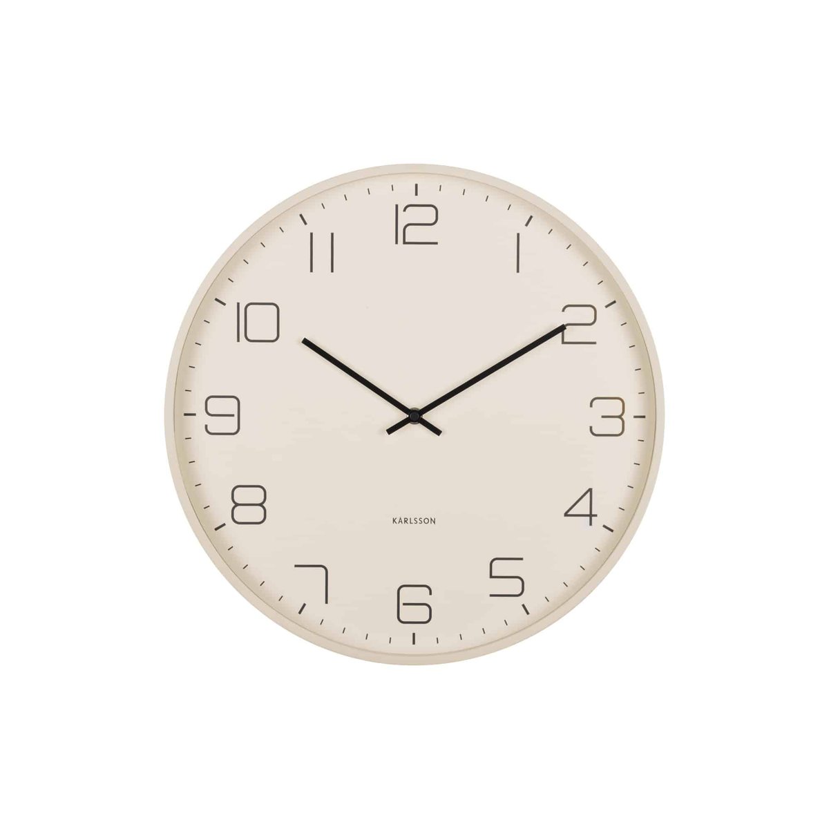 Horloge Murale Métal LOFTY blanc cassé, KARLSSON