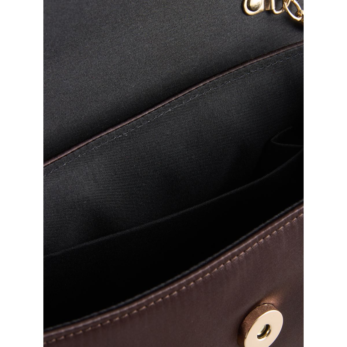 Sac à main avec nœud effet satin marron chocolat, NEXT