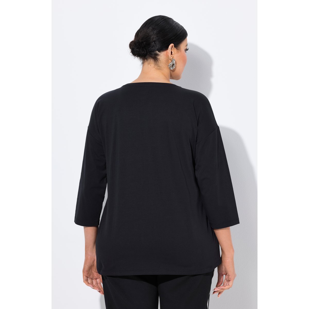 T-shirt Imagine noir, ULLA POPKEN