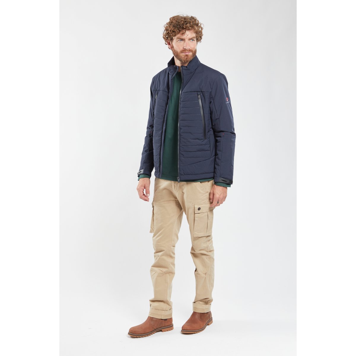 Blouson matelassé HARCH navy, BERMUDES