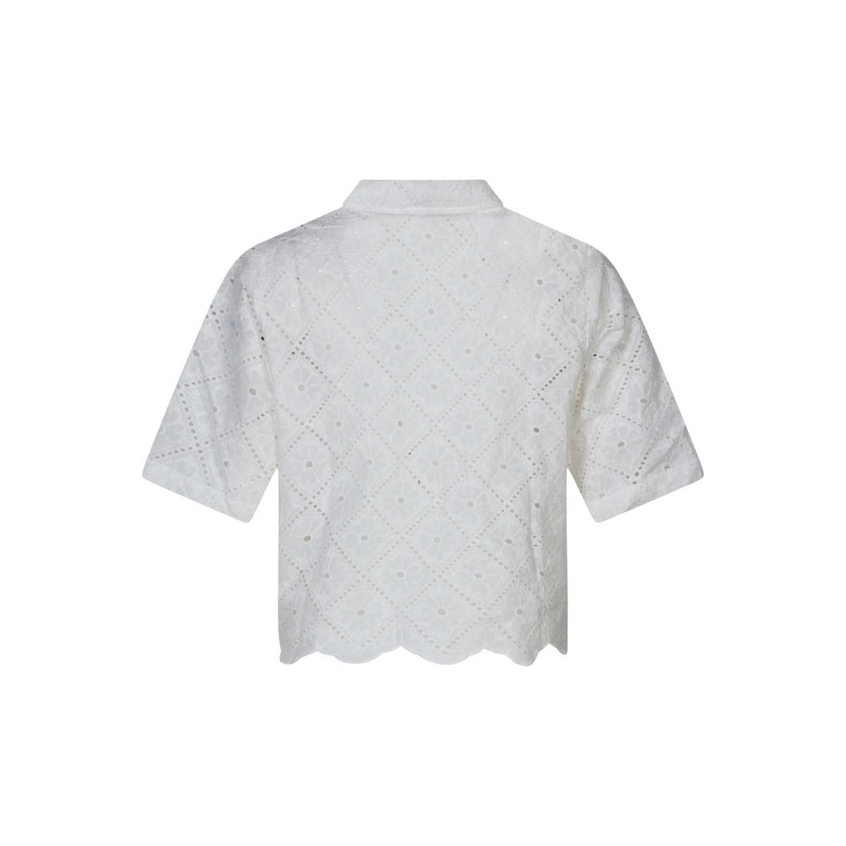 Chemisier coton ample blanc, FREEMAN T. PORTER