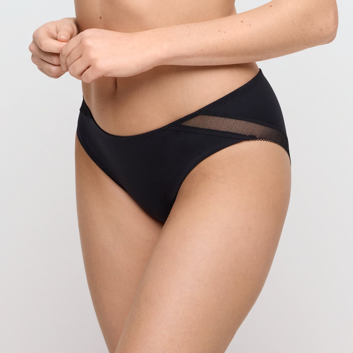 Slip brésilien MILAO noir, MARIE JO