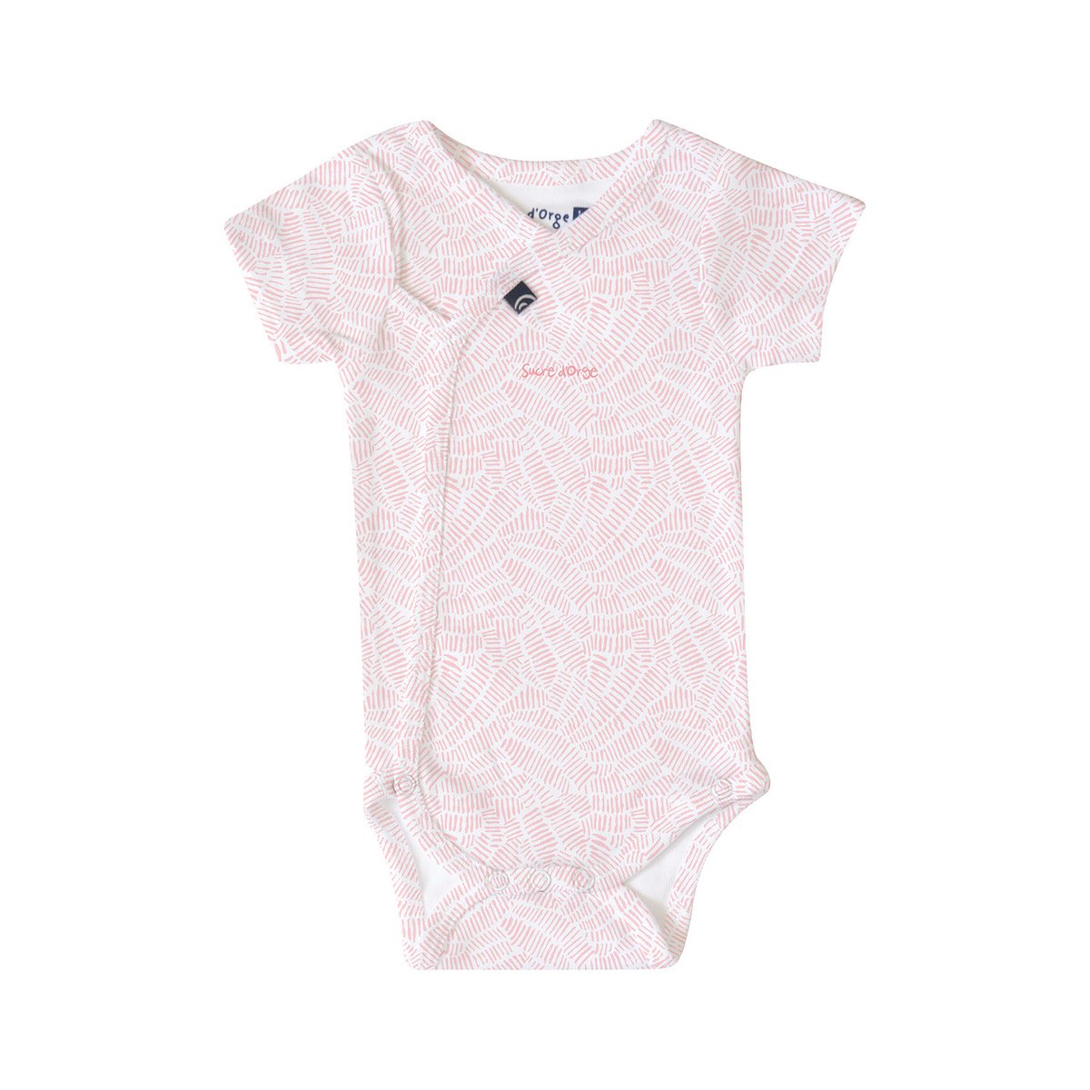 Lot de 2 bodies rozella manches courtes rose, SUCRE D'ORGE