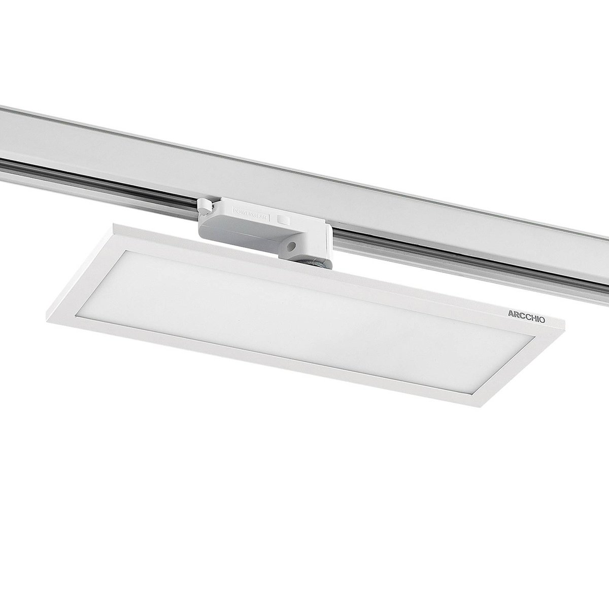 Projecteur pour rail électrique LED, Hairis blanc (ral 9010), ARCCHIO